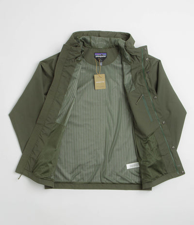 Patagonia Outdoor Everyday Rain Jacket - Basin Green