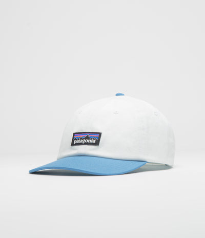 Patagonia P-6 Label Trad Cap - Birch White / Shore Blue