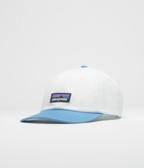 Patagonia P-6 Label Trad Cap - Birch White / Shore Blue