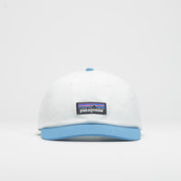 Patagonia P-6 Label Trad Cap - Birch White / Shore Blue thumbnail