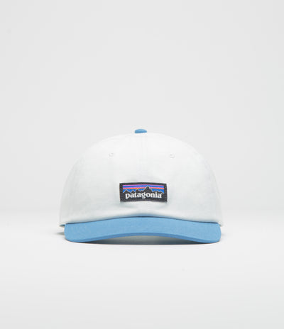 Patagonia P-6 Label Trad Cap - Birch White / Shore Blue