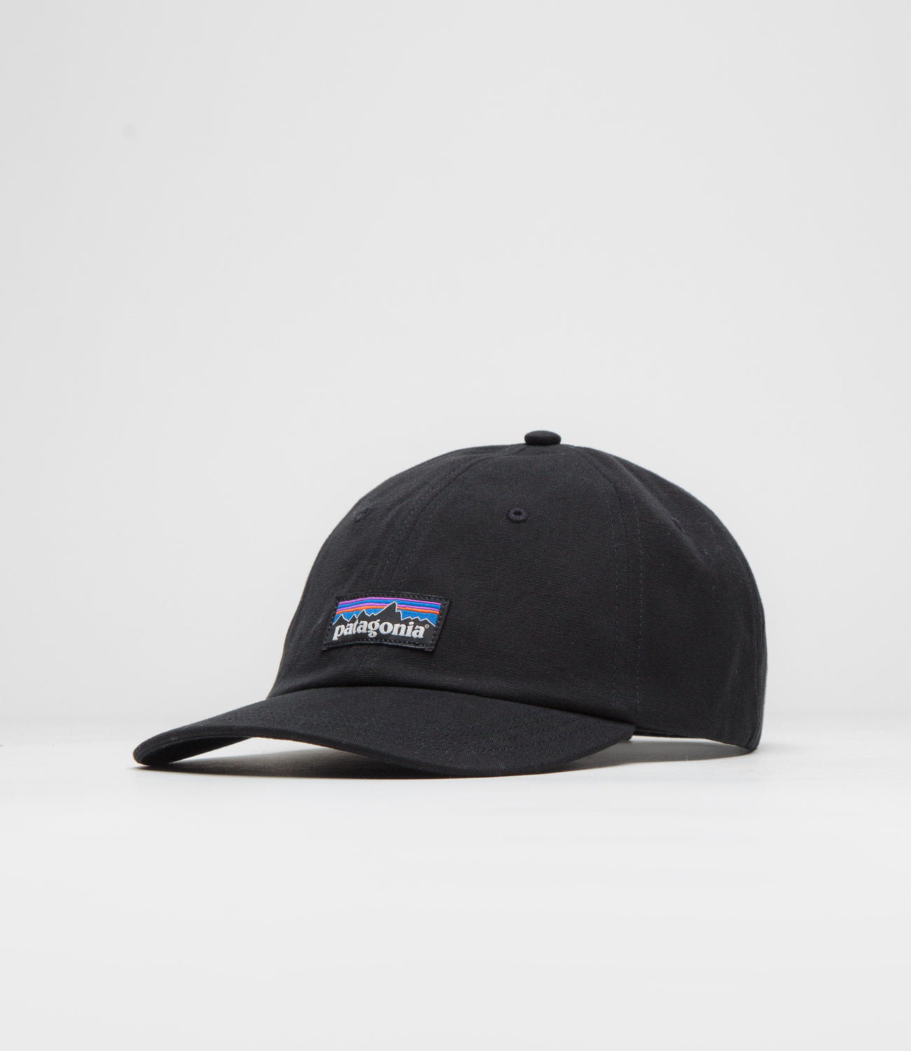 Patagonia P 6 Label Trad Cap Black Flatspot