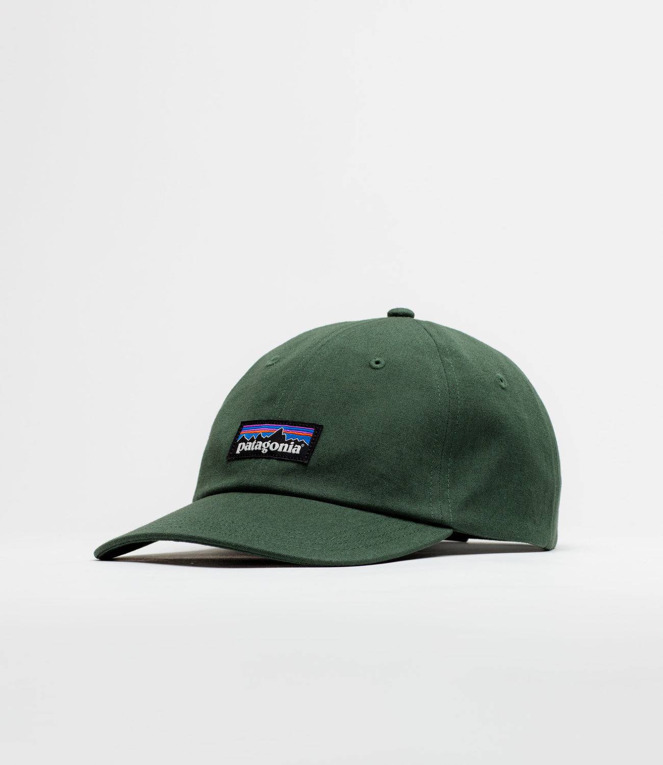 Patagonia P-6 Label Trad Cap - Canopy Green | flatspot
