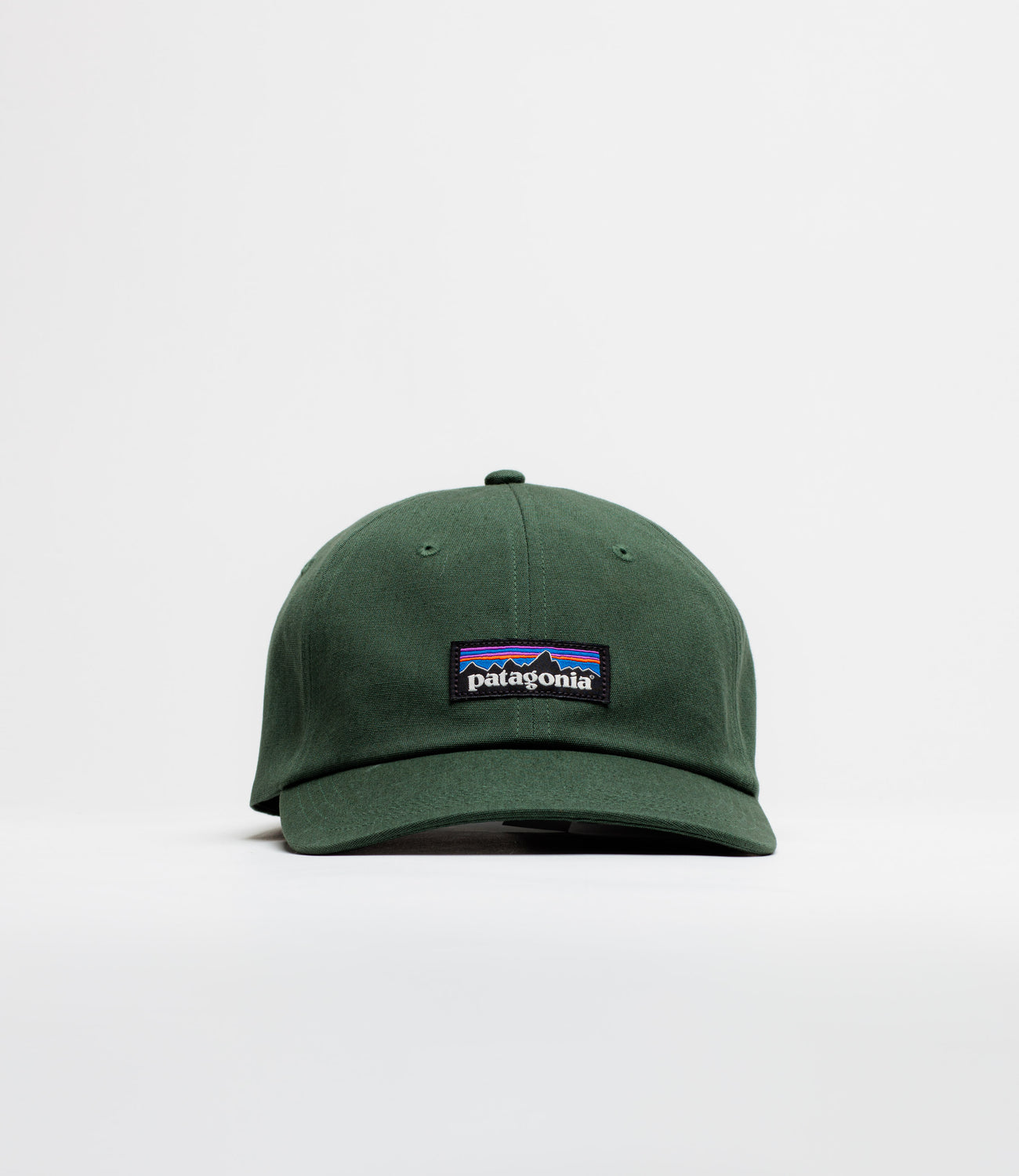 Patagonia P-6 Label Trad Cap - Canopy Green | flatspot