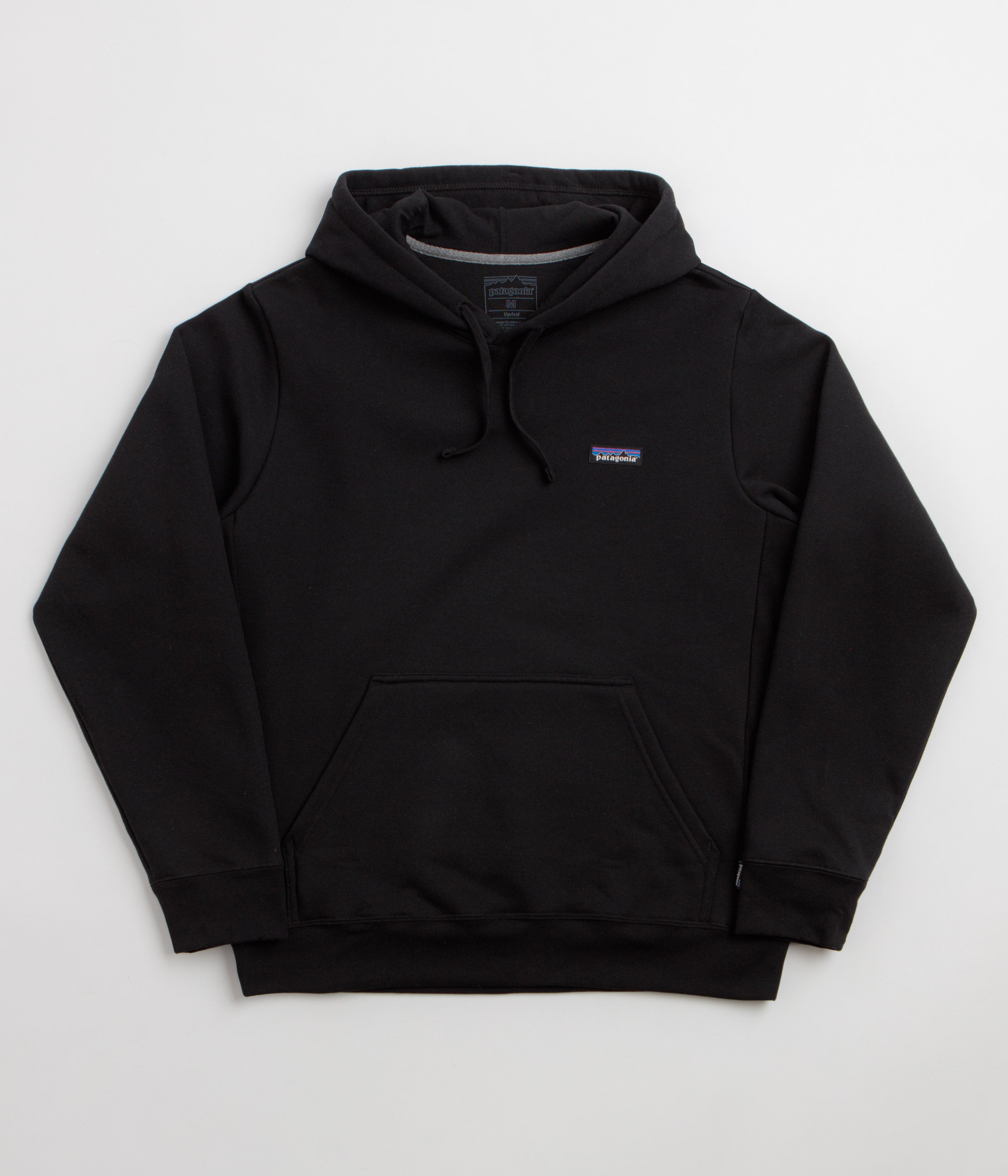 Patagonia P-6 Label Uprisal Hoodie - Black / Black