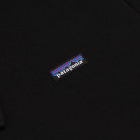Patagonia P-6 Label Uprisal Hoodie in Black and Black thumbnail