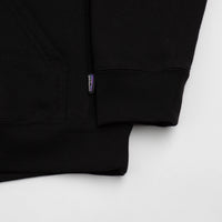 Patagonia P-6 Label Uprisal Hoodie in Black and Black thumbnail
