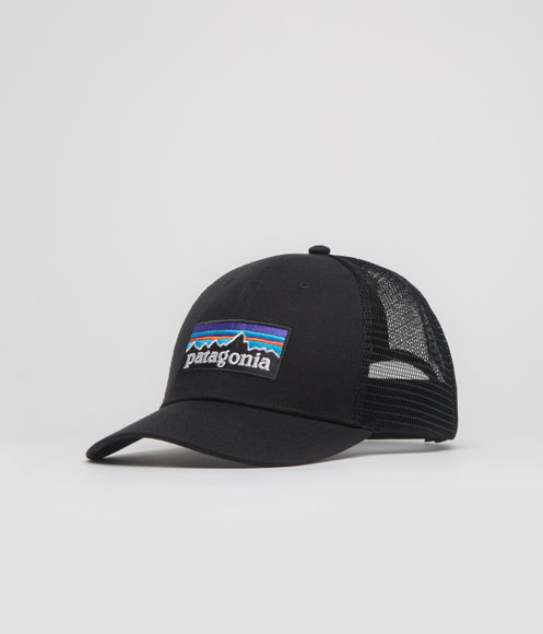 Patagonia P-6 Logo LoPro Trucker Cap - Black