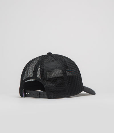 Patagonia P-6 Logo LoPro Trucker Cap in Black