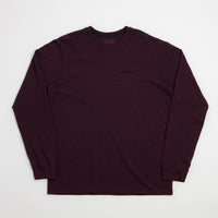 Patagonia P-6 Logo Responsibili-Tee Long Sleeve T-Shirt in Berry Fig thumbnail