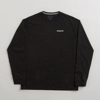 Patagonia P-6 Logo Responsibili-Tee Long Sleeve T-Shirt - Black thumbnail