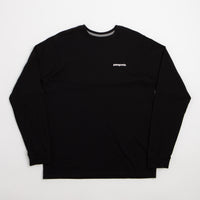 Patagonia P-6 Logo Responsibili-Tee Long Sleeve T-Shirt in Black thumbnail