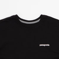 Patagonia P-6 Logo Responsibili-Tee Long Sleeve T-Shirt in Black thumbnail