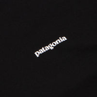 Patagonia P-6 Logo Responsibili-Tee Long Sleeve T-Shirt in Black thumbnail