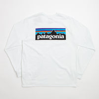 Patagonia P-6 Logo Responsibili-Tee Long Sleeve T-Shirt - Fiber White thumbnail