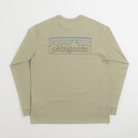 Patagonia P-6 Logo Responsibili-Tee Long Sleeve T-Shirt in P-6 Outline: Gumtree Green thumbnail