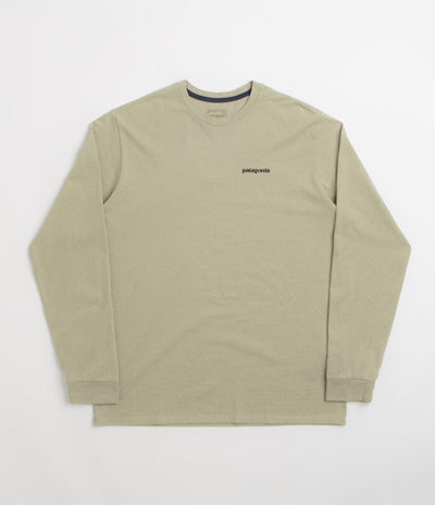 Patagonia P-6 Logo Responsibili-Tee Long Sleeve T-Shirt in P-6 Outline: Gumtree Green