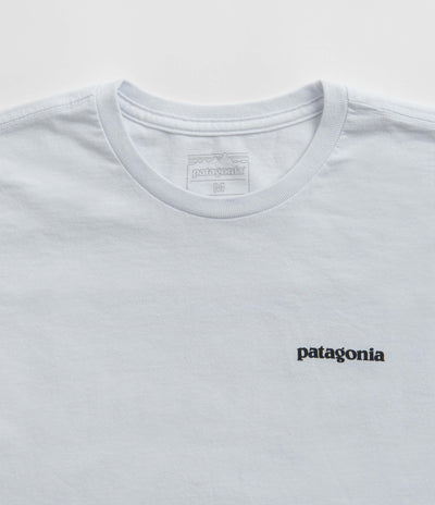 Patagonia P-6 Logo Responsibili-Tee Long Sleeve T-Shirt - White