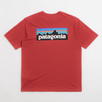 Patagonia P-6 Logo Responsibili-Tee T-Shirt - Amanita Red thumbnail
