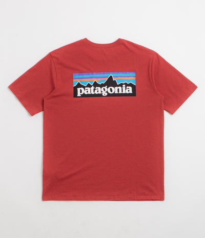 Patagonia P-6 Logo Responsibili-Tee T-Shirt - Amanita Red