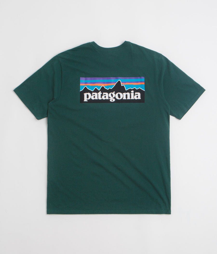 Patagonia P-6 Logo Responsibili-Tee T-Shirt in Cascade Green