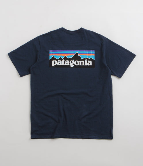 Patagonia P-6 Logo Responsibili-Tee T-Shirt - Classic Navy