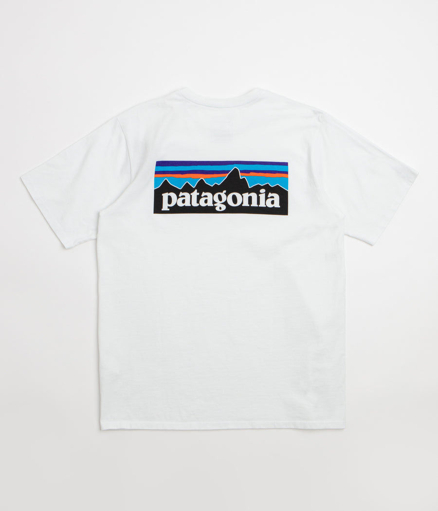 Patagonia P-6 Logo Responsibili-Tee T-Shirt - Fiber White