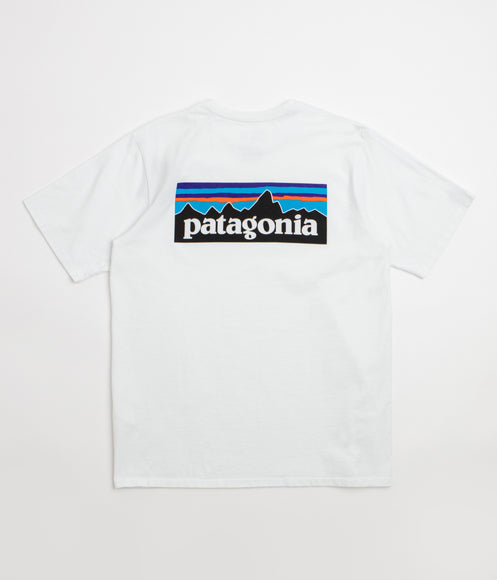 Patagonia P-6 Logo Responsibili-Tee T-Shirt - Fiber White