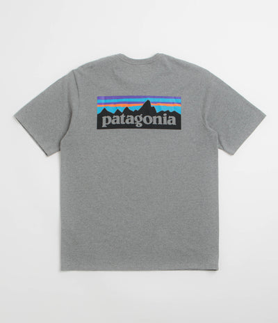 Patagonia P-6 Logo Responsibili-Tee T-Shirt - Gravel Heather