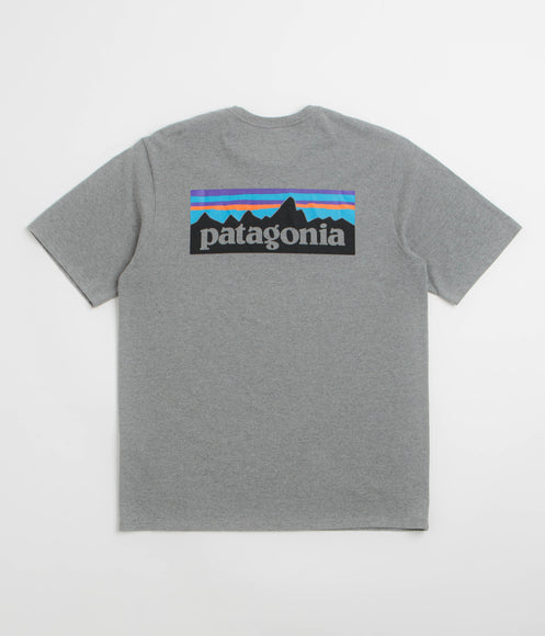 Patagonia P-6 Logo Responsibili-Tee T-Shirt - Gravel Heather