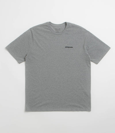 Patagonia P-6 Logo Responsibili-Tee T-Shirt - Gravel Heather