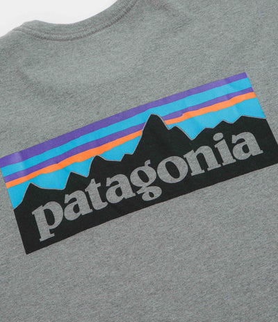 Patagonia P-6 Logo Responsibili-Tee T-Shirt - Gravel Heather