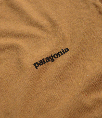 Patagonia P-6 Logo Responsibili-Tee T-Shirt - P-6 Outline: Golden Caramel