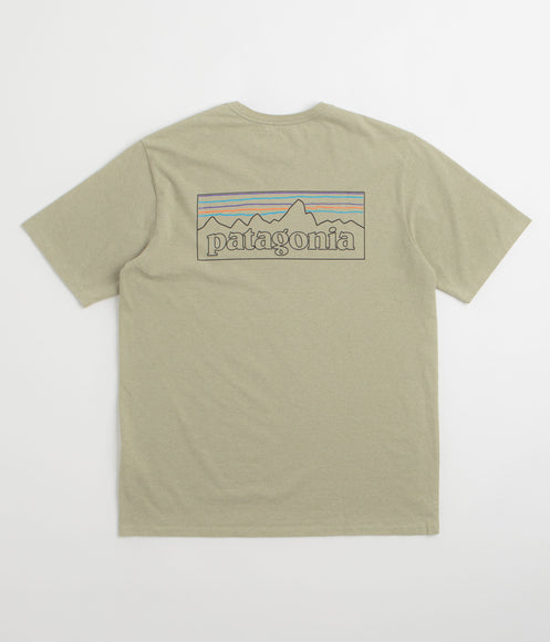 Patagonia P-6 Logo Responsibili-Tee T-Shirt - P-6 Outline: Gumtree Green