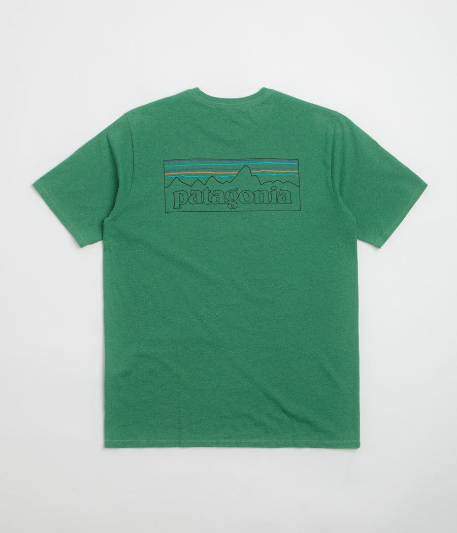 Patagonia P-6 Logo Responsibili-Tee T-Shirt in P-6 Outline: Heartleaf Green