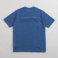 Patagonia P-6 Logo Responsibili-Tee T-Shirt in P-6 Outline: Vessel Blue thumbnail