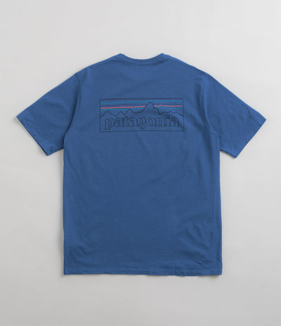 Patagonia P-6 Logo Responsibili-Tee T-Shirt in P-6 Outline: Vessel Blue