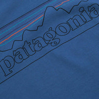 Patagonia P-6 Logo Responsibili-Tee T-Shirt in P-6 Outline: Vessel Blue thumbnail