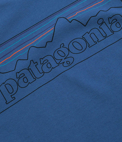 Patagonia P-6 Logo Responsibili-Tee T-Shirt in P-6 Outline: Vessel Blue