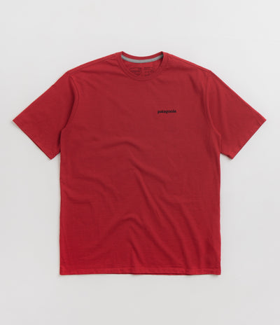Patagonia P-6 Logo Responsibili-Tee T-Shirt in Touring Red