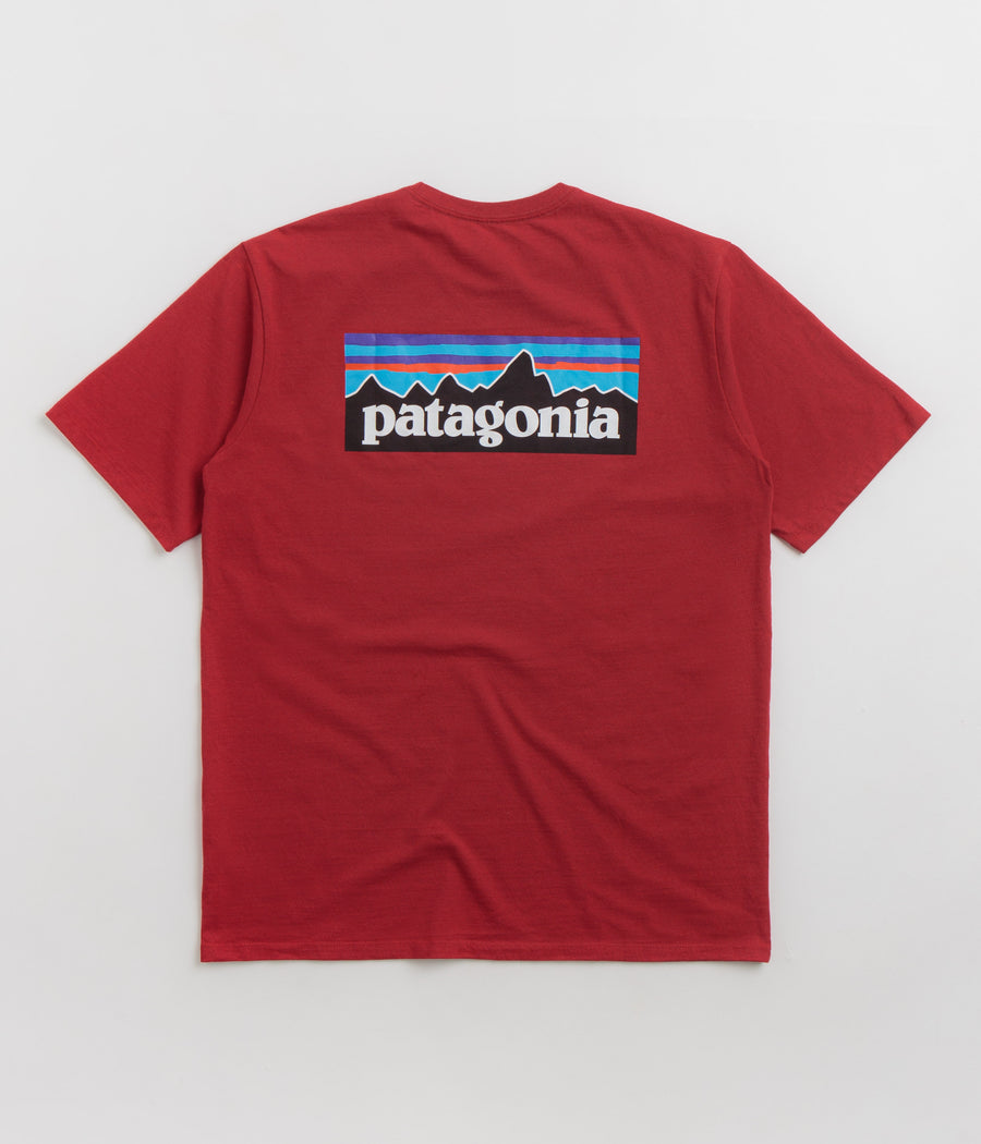 Patagonia P-6 Logo Responsibili-Tee T-Shirt - Touring Red