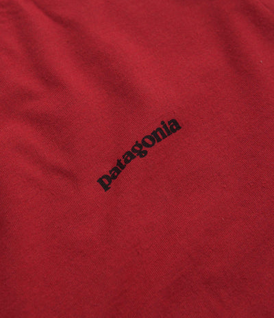 Patagonia P-6 Logo Responsibili-Tee T-Shirt in Touring Red