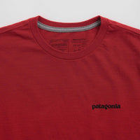 Patagonia P-6 Logo Responsibili-Tee T-Shirt in Touring Red thumbnail