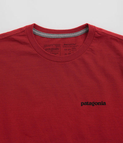 Patagonia P-6 Logo Responsibili-Tee T-Shirt - Touring Red