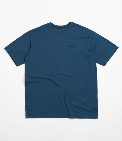 Patagonia P-6 Logo Responsibili-Tee T-Shirt - Wavy Blue