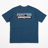Patagonia P-6 Logo Responsibili-Tee T-Shirt - Wavy Blue thumbnail