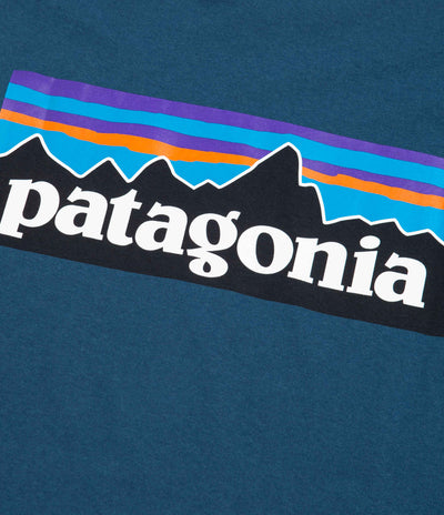 Patagonia P-6 Logo Responsibili-Tee T-Shirt - Wavy Blue