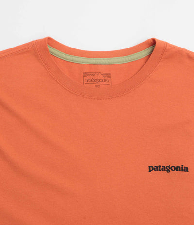 Patagonia P-6 Logo T-Shirt - Coal Orange