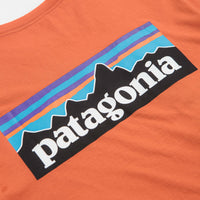 Patagonia P-6 Logo T-Shirt - Coal Orange thumbnail