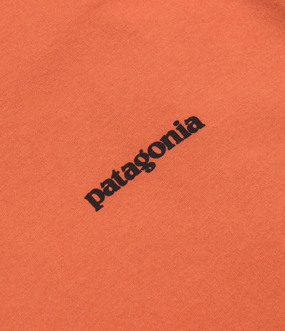 Patagonia P-6 Logo T-Shirt - Coal Orange